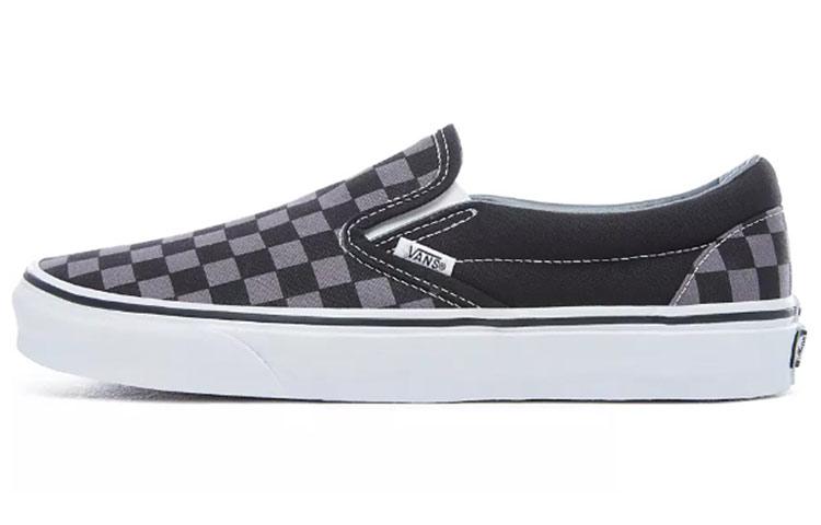 

Слипоны унисекс Vans slip-on Checkerboard Classic серые 37 EU, Серый, slip-on Checkerboard Classic