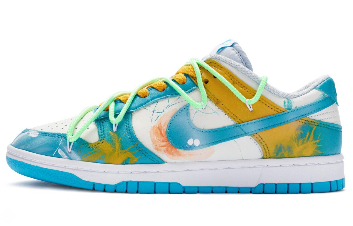 

Кеды унисекс Nike Dunk Low BIGNIU белые 44 EU, Белый, Dunk Low BIGNIU
