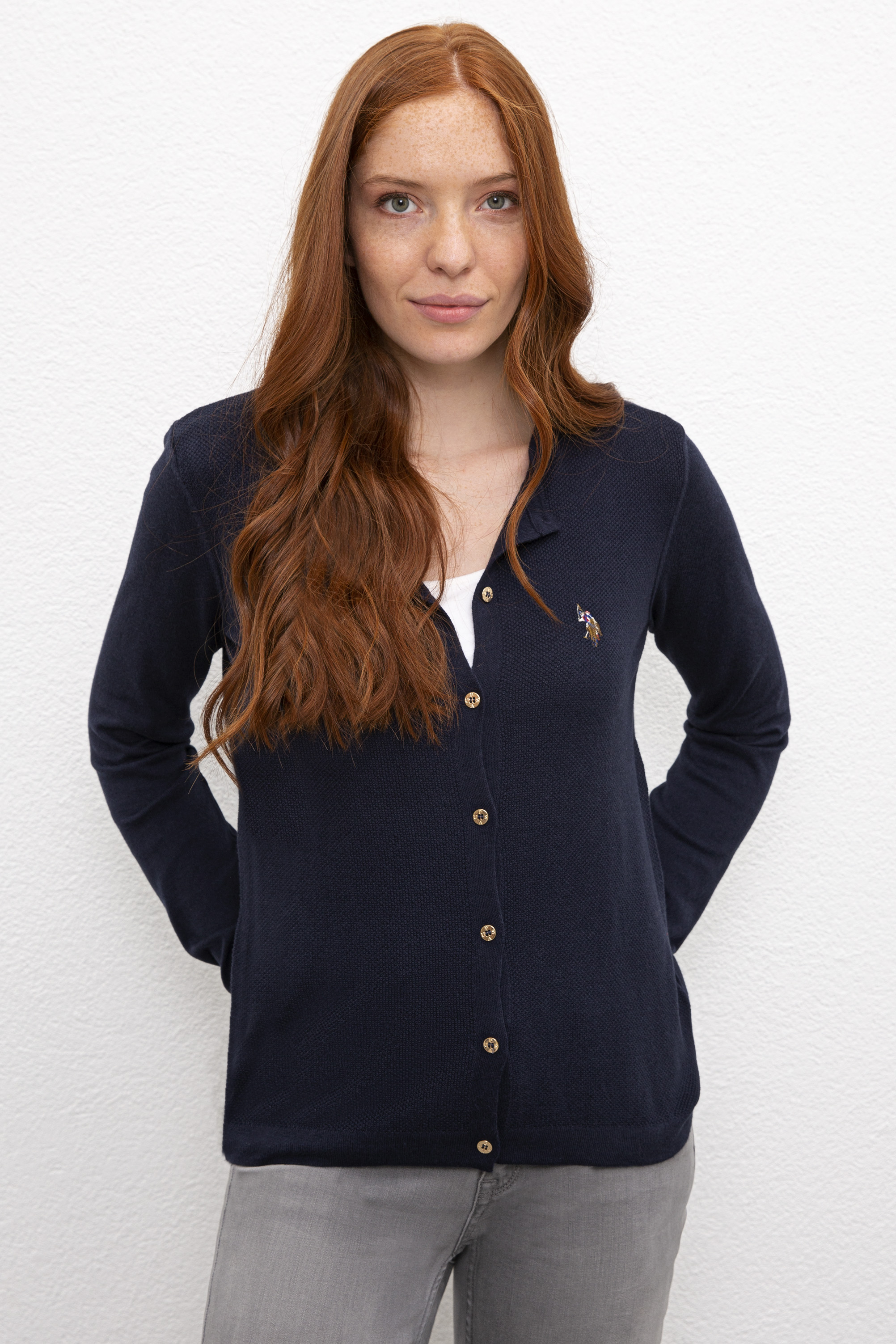 

Кардиган женский U.S. POLO Assn. G082SZ0TH0CATINE-BSK9 синий S, G082SZ0TH0CATINE-BSK9