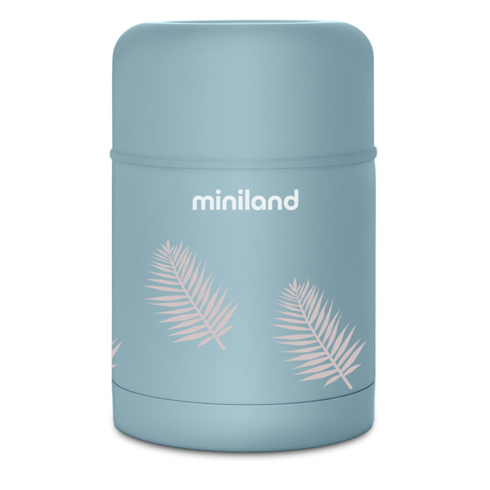 

Термос детский для еды Miniland Terra Thermos 600 мл 89445, бирюзовый/пальмы, Голубой, Terra Thermos