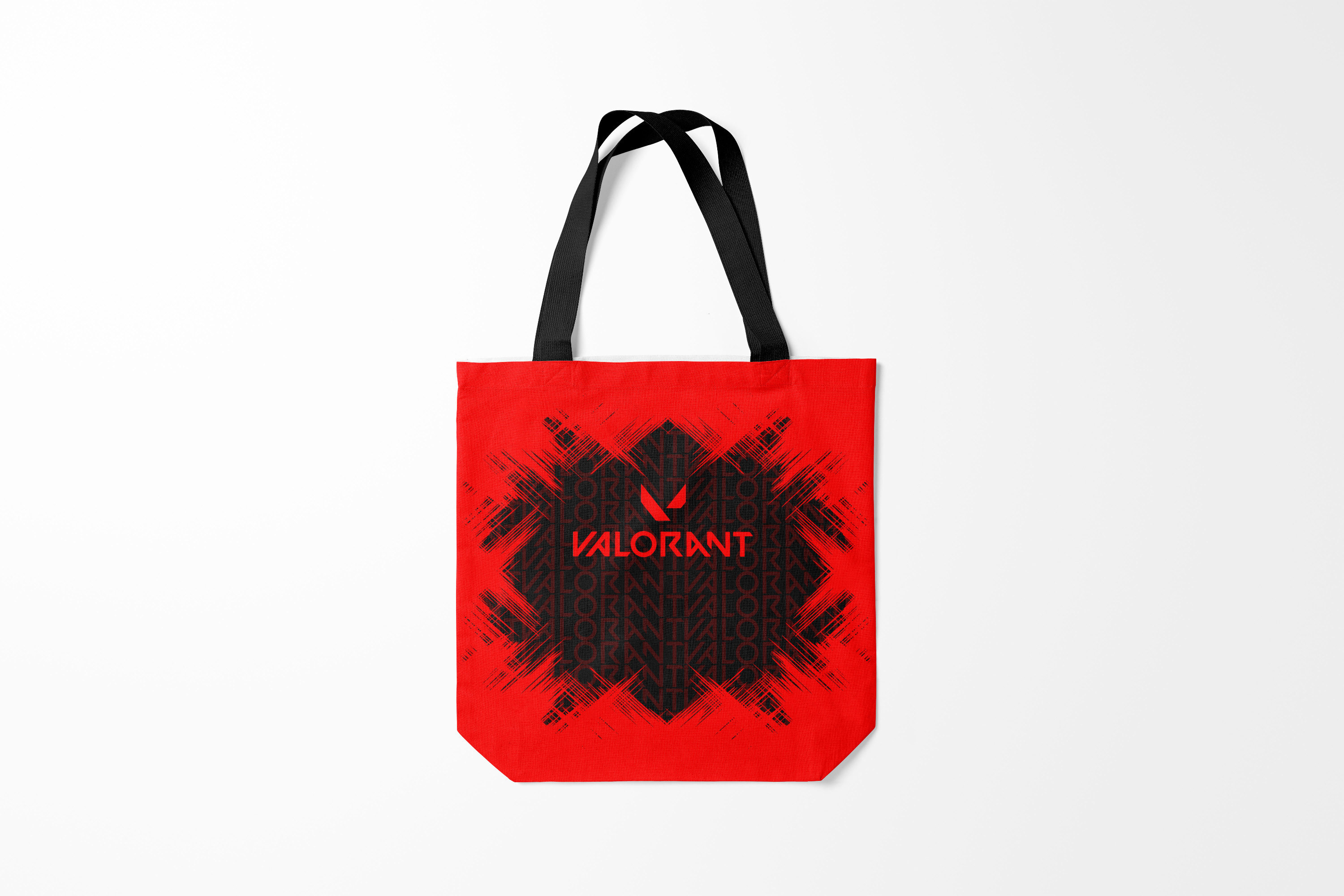 

Сумка шoппер унисекс Burnettie Valorant Valorant., красный, Valorant Valorant.