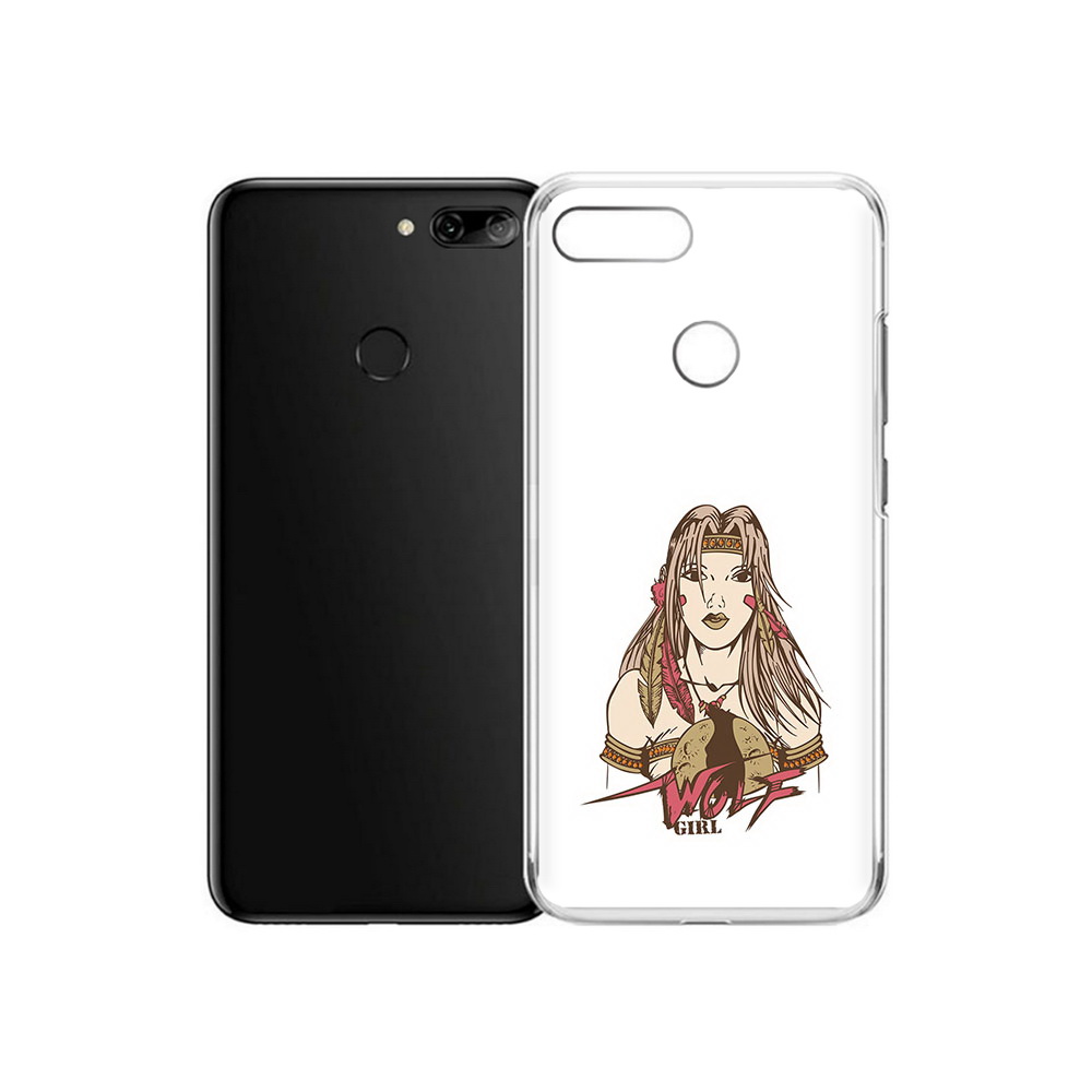 

Чехол MyPads Tocco для Alcatel 1S девушка волк (PT227137.662.306), Прозрачный, Tocco