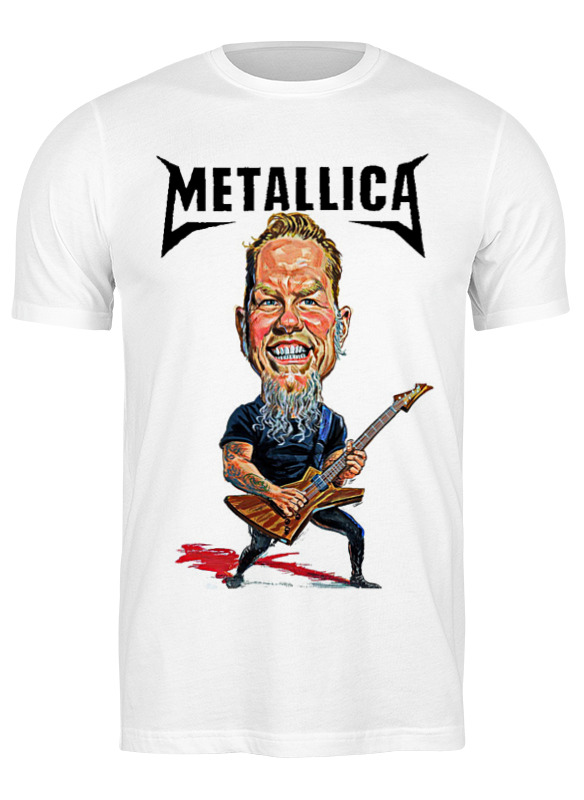 

Футболка мужская Printio Metallica белая M, Белый, Metallica