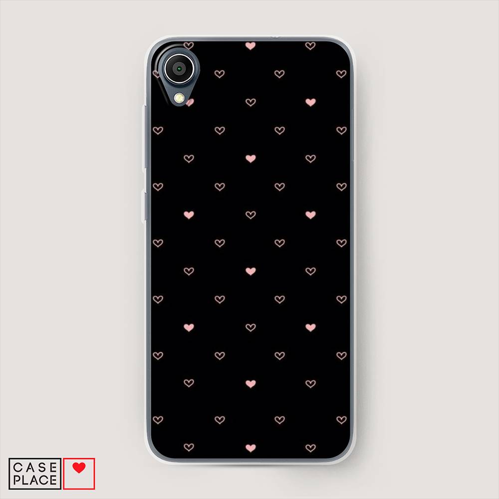 

Чехол Awog на Asus ZenFone Live L1 ZA550KL "Черный фон и сердечки", Розовый;серый;черный, 43650-3