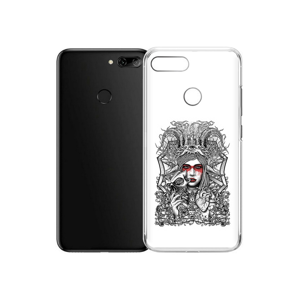 

Чехол MyPads Tocco для Alcatel 1S грусная девушка (PT227137.662.302), Прозрачный, Tocco