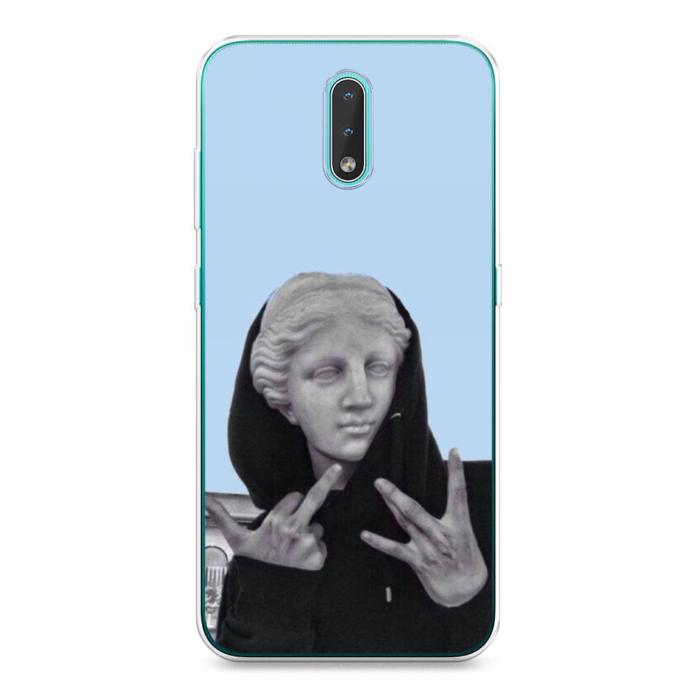 

Чехол Awog на Nokia 2.3 / Нокиа 2.3 "SWAG статуя", Голубой, 123250-9