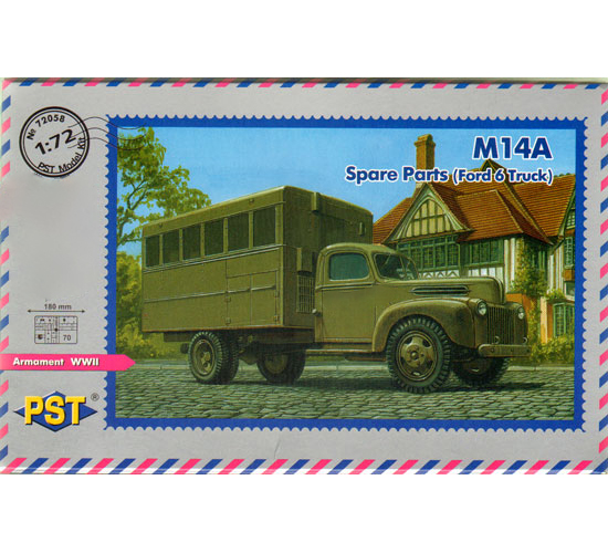 

Сборная модель PST Автомастерская M14A Spare Parts Ford 6 72058, 1/72