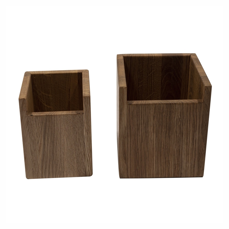 Органайзер для кухонных принадлежностей дубовый, 11х11х15 см. Uneca