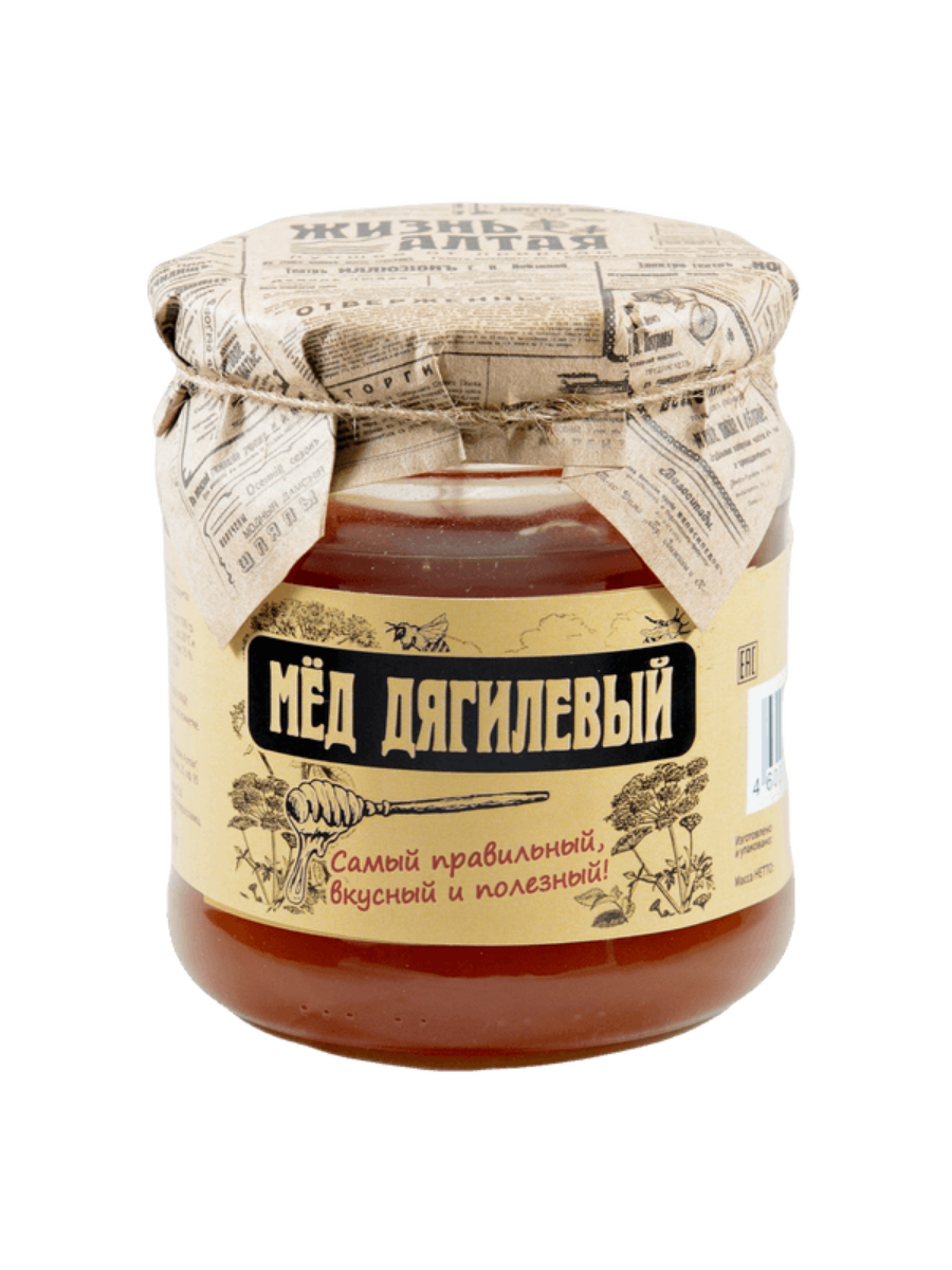 

Мёд Жизнь Алтая Натуральный дягилевый, 600 гр.