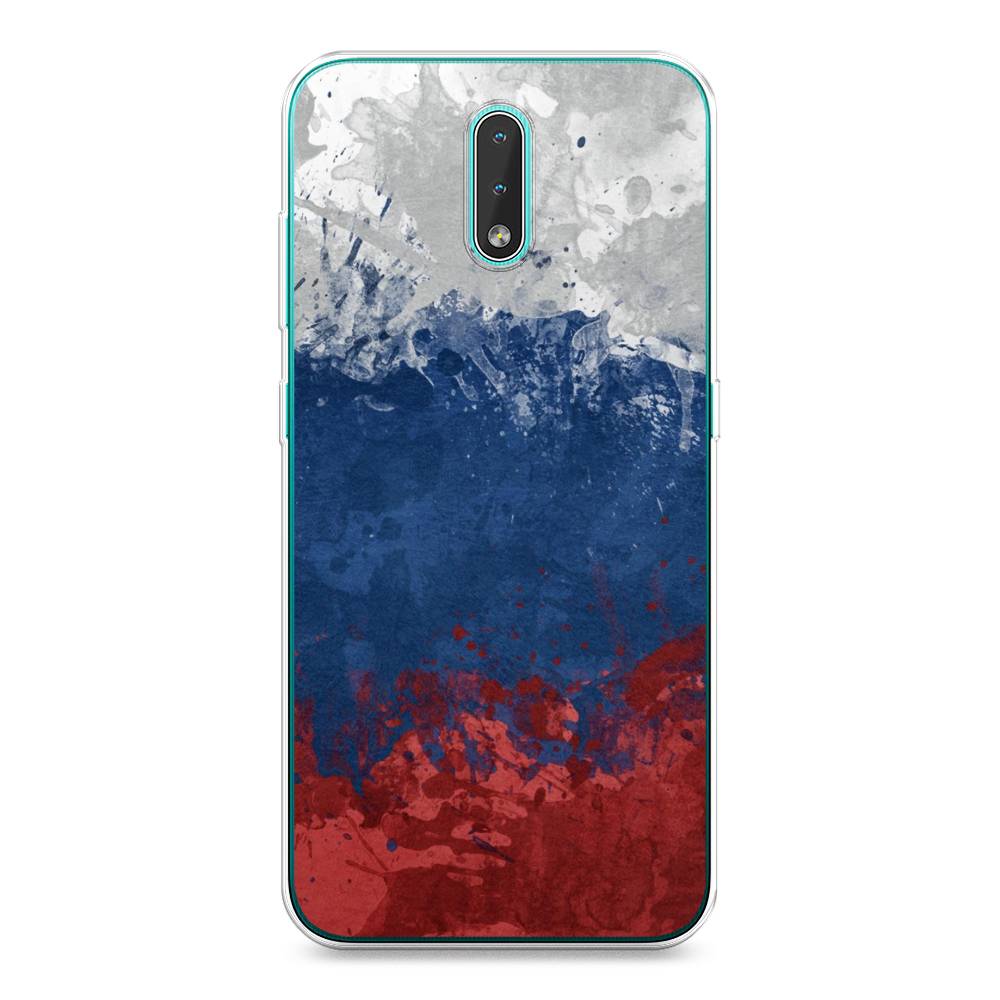 фото Чехол awog "флаг россии неровный" для nokia 2.3