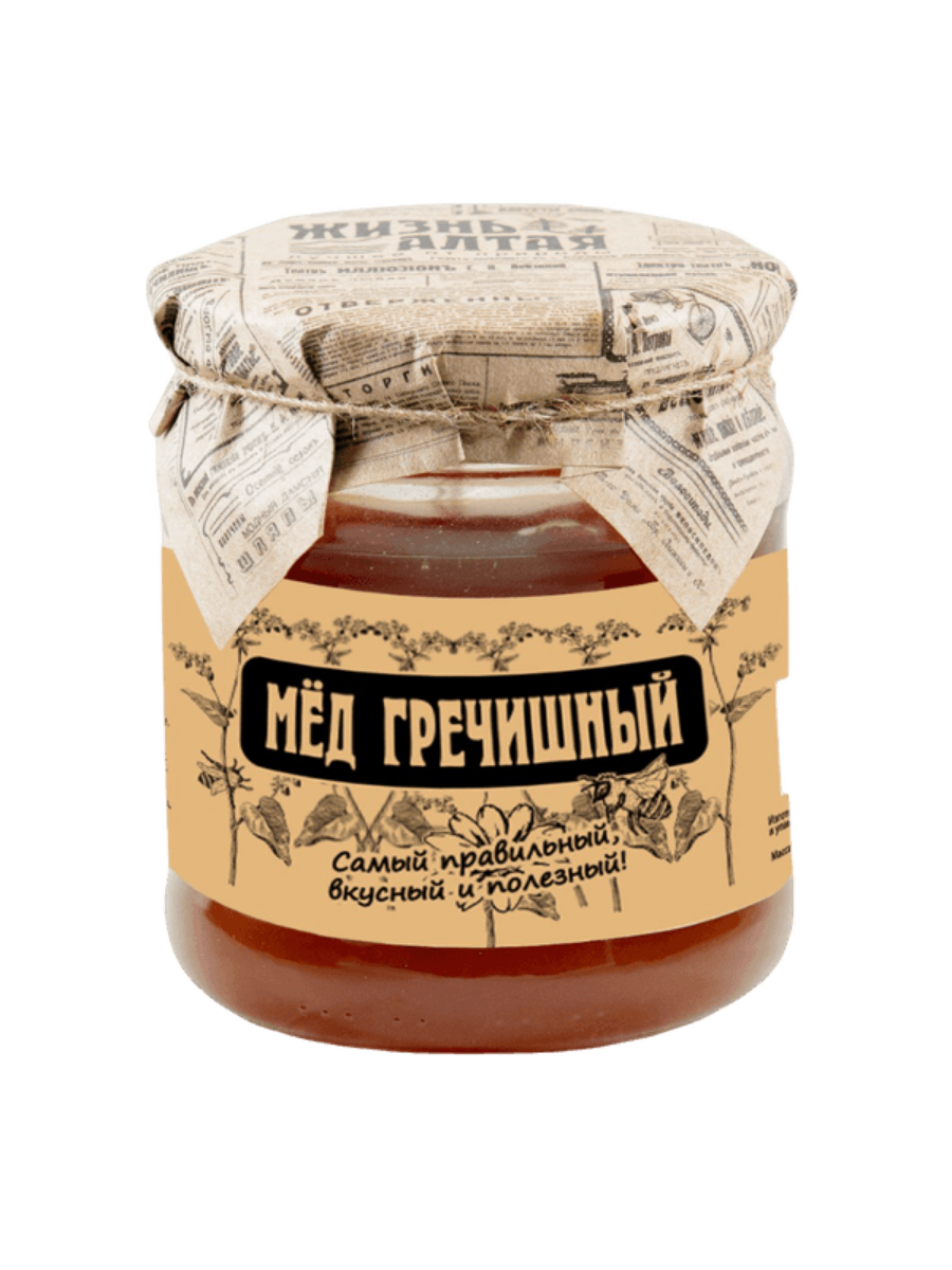 

Мёд Жизнь Алтая Натуральный гречишный, 600 гр.