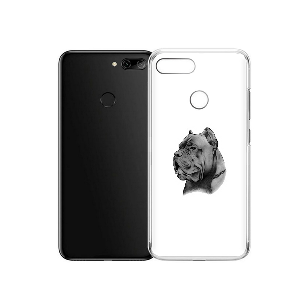 

Чехол MyPads Tocco для Alcatel 1S грозный бульдог (PT227137.662.300), Прозрачный, Tocco
