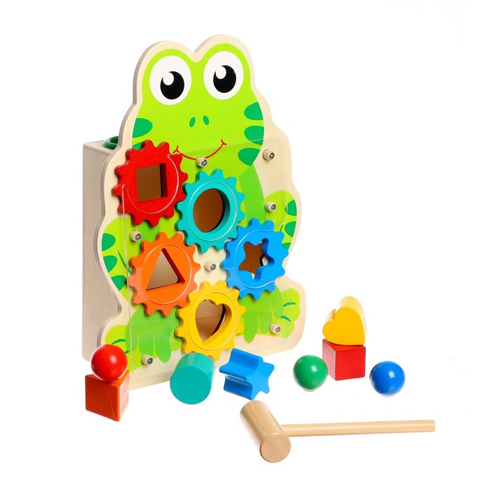 

Развивающая игра стучалка Животные 22 × 10 × 29,5 см, в ассортименте