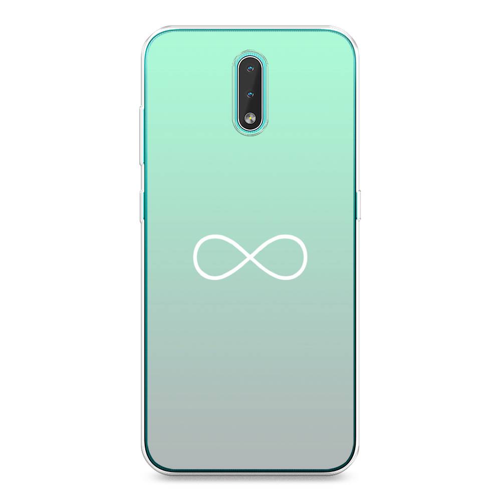 

Чехол Awog на Nokia 2.3 / Нокиа 2.3 "Бесконечность от Тиффани", Голубой, 123250-4