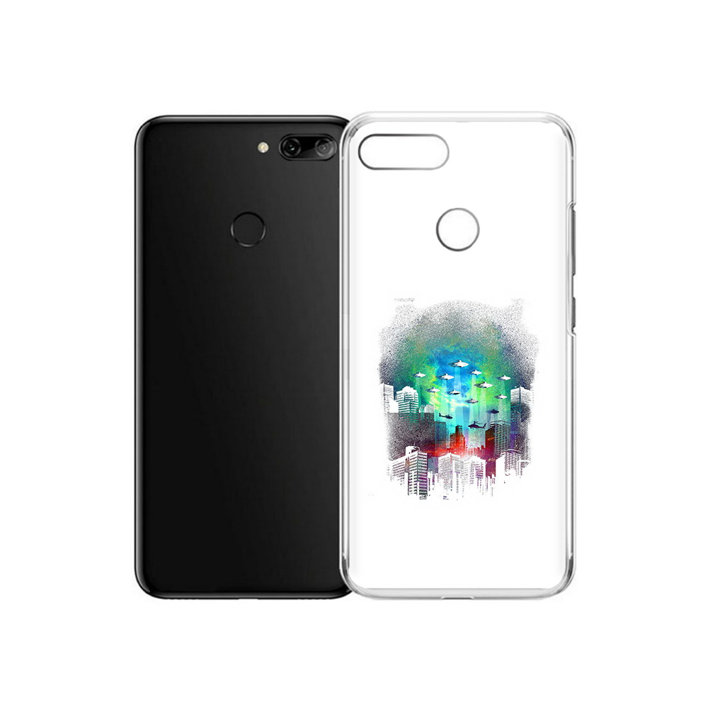 

Чехол MyPads Tocco для Alcatel 1S город в свечении (PT227137.662.296), Прозрачный, Tocco