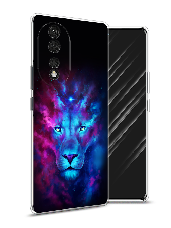 

Чехол Awog на Honor 80 Pro "Космический лев", Голубой, 6120450-1