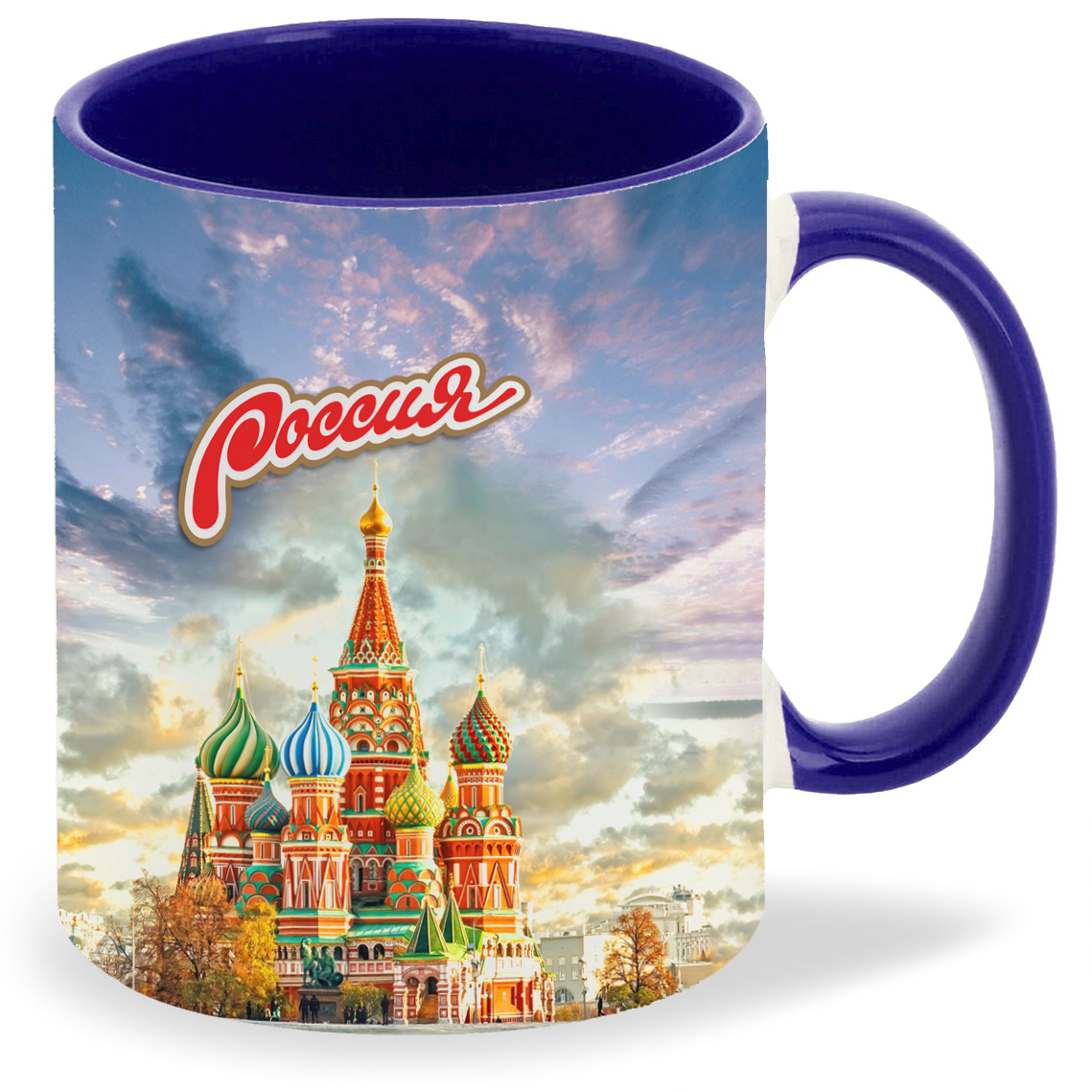 

Кружка CoolPodarok Россия щедрая душа, Россия щедрая душа