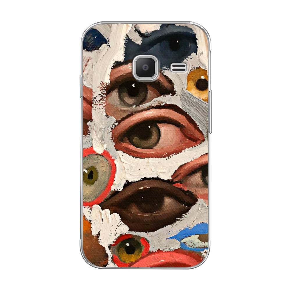 

Чехол Awog на Samsung Galaxy J1 mini 2016 / Самсунг J1 mini 2016 "Глаза масляная живопись", 22250-7