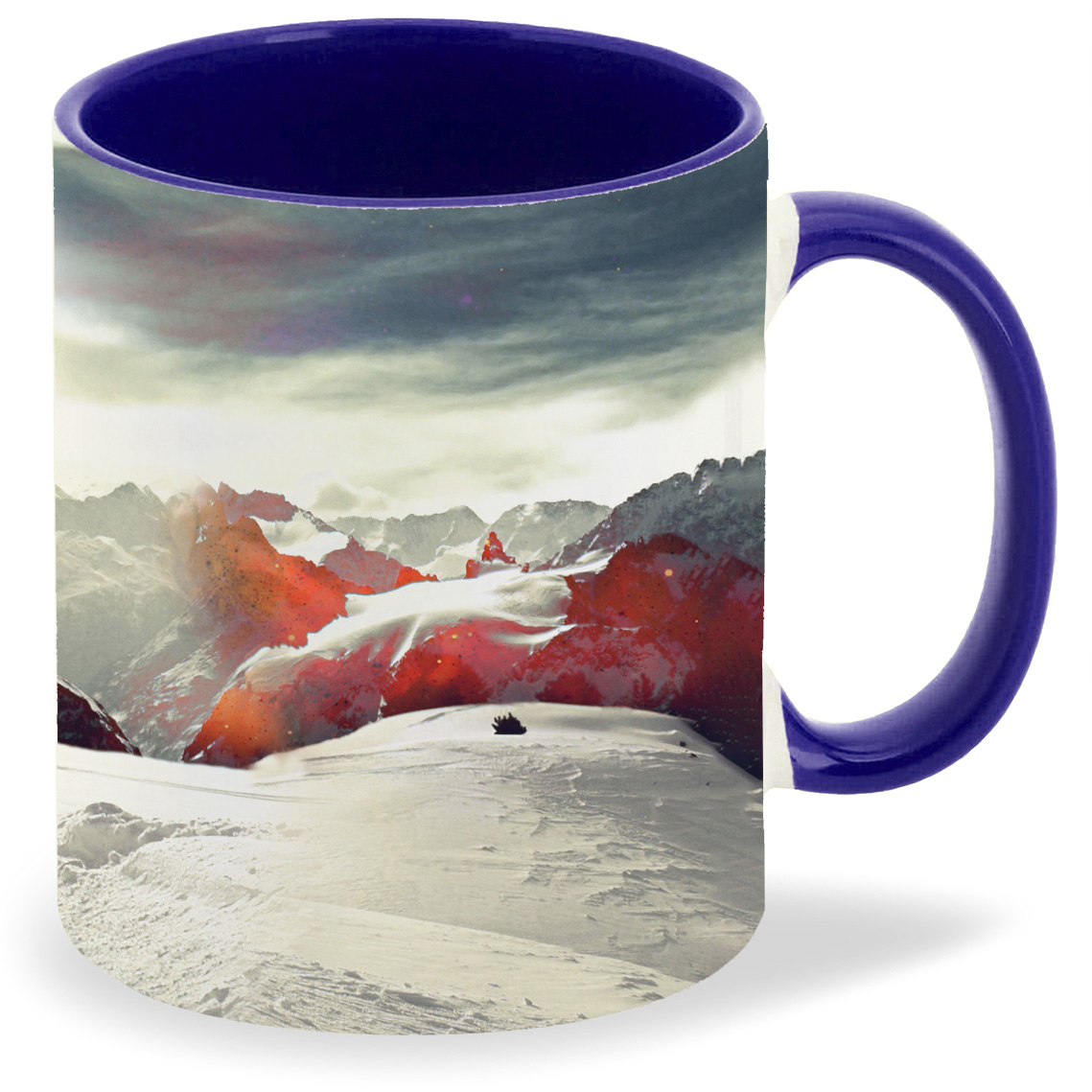 

Кружка CoolPodarok Фон горы в снегу, Фон горы в снегу