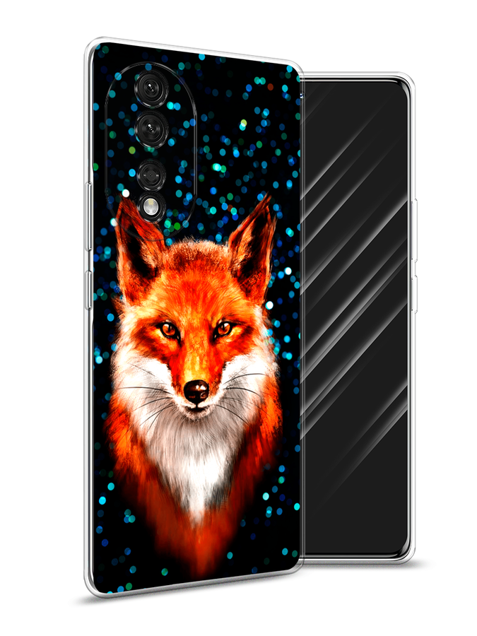 

Чехол Awog на Honor 80 Pro "Волшебная лиса", Оранжевый;черный;белый, 6120450-1