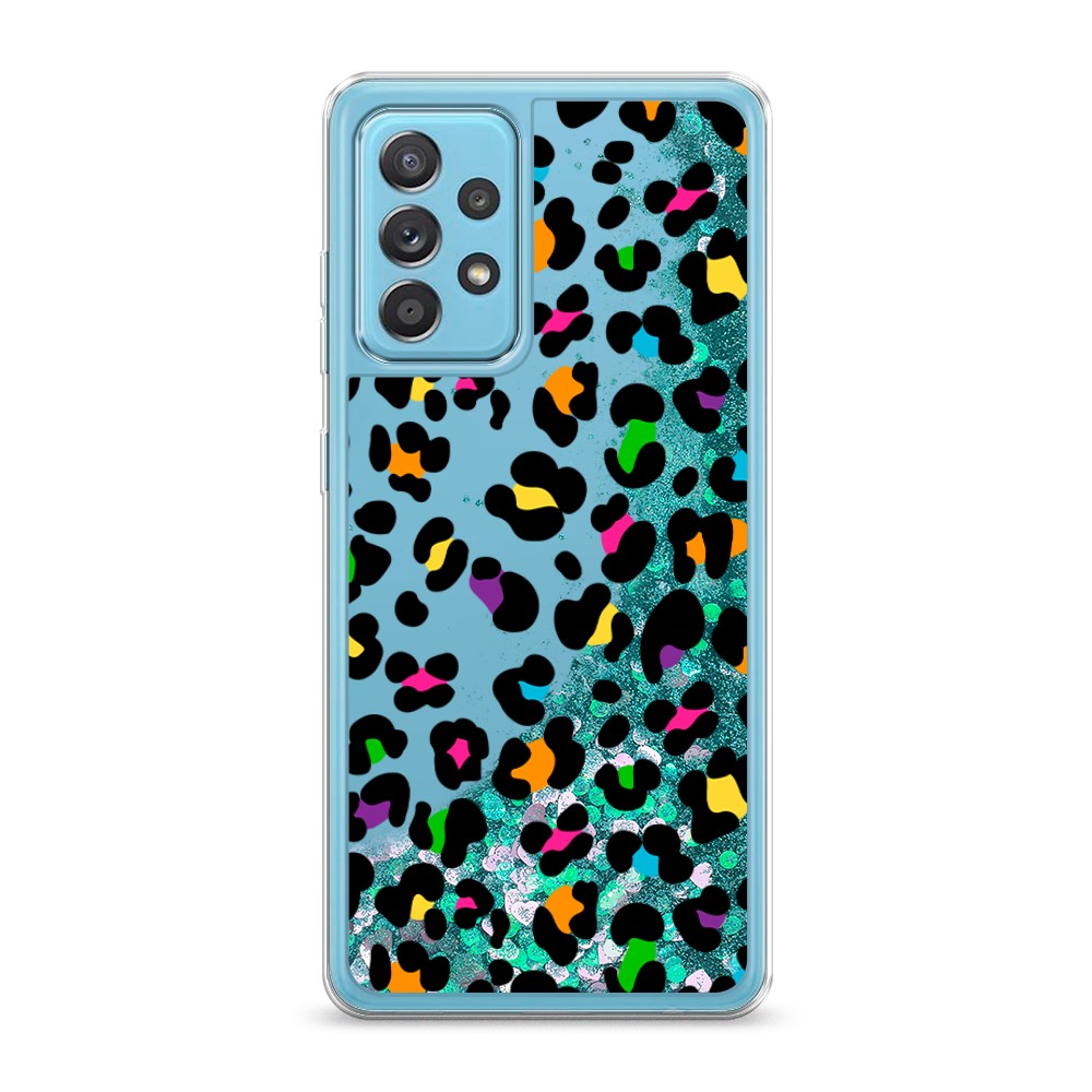 

Жидкий чехол с блестками "Яркий леопард" на Samsung Galaxy A52, 2102495-1