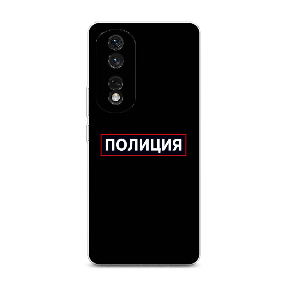 

Чехол Awog на Honor 80 Pro "Police logo", Черный;белый;красный, 6120450-5