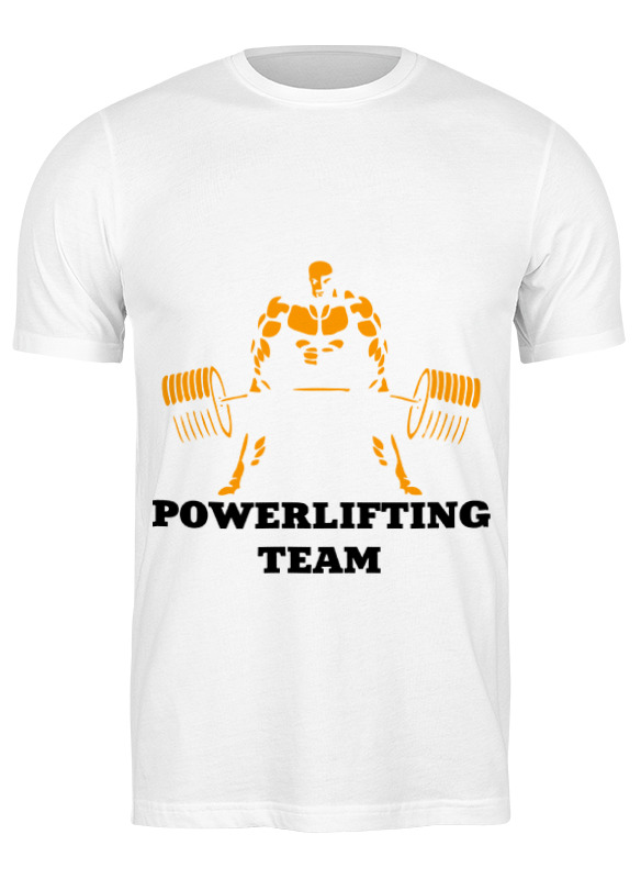 

Футболка мужская Printio Powerlifting белая L, Белый, Powerlifting