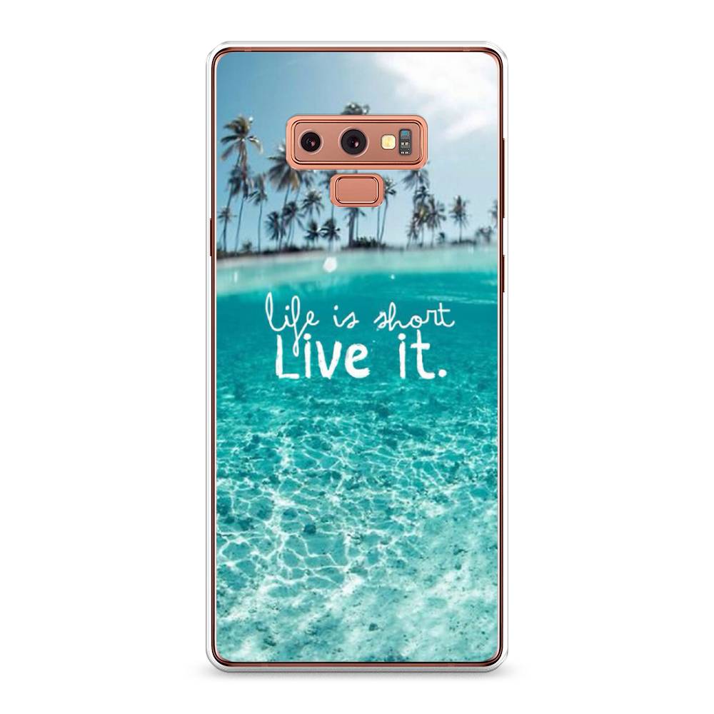 

Чехол Awog на Samsung Galaxy Note 9 "Live it", Розовый, 26350-7