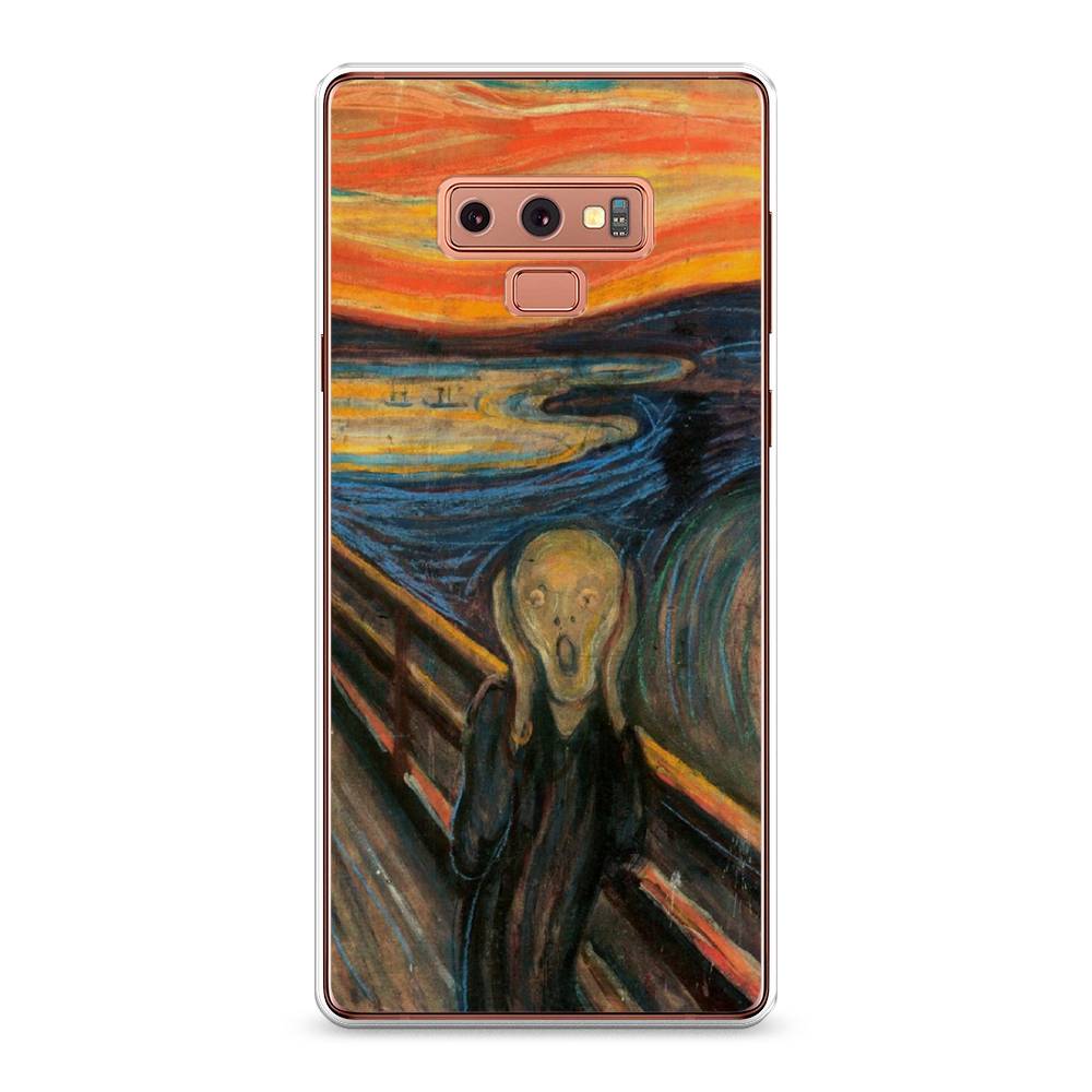 

Чехол Awog на Samsung Galaxy Note 9 "Крик", Оранжевый;синий;серый, 26350-9