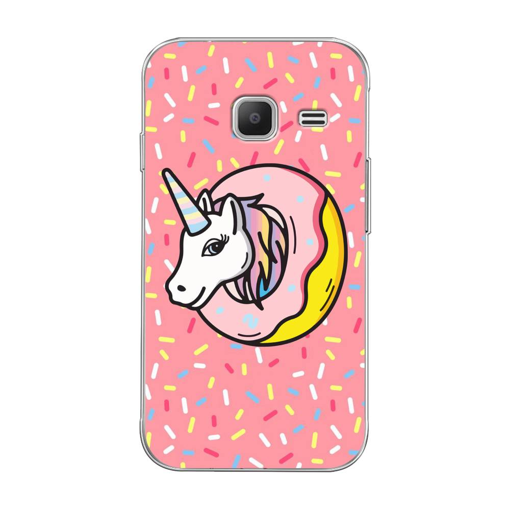 

Чехол Awog на Samsung Galaxy J1 mini 2016 / Самсунг J1 mini 2016 "Единорог в пончике", 22250-2