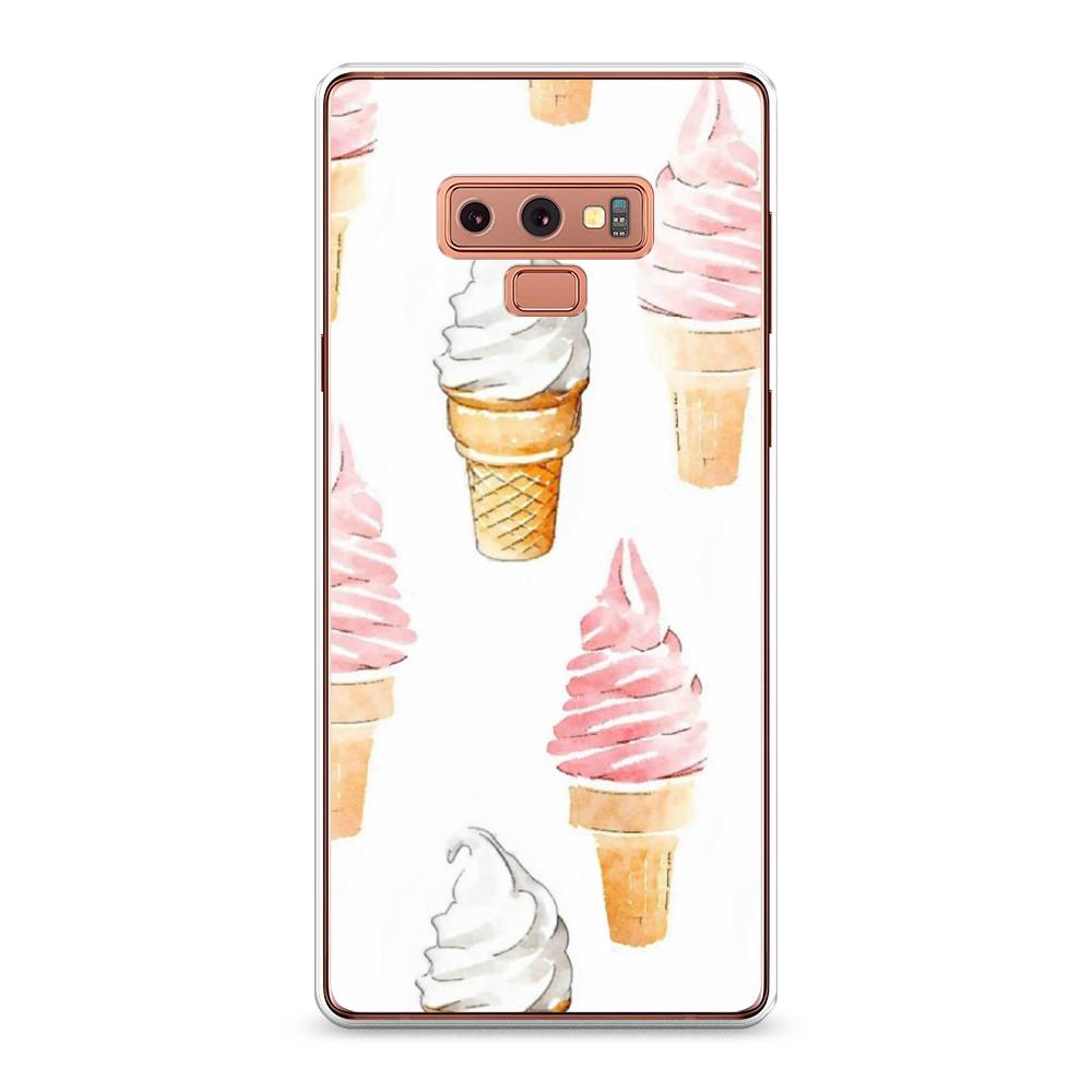

Чехол Awog на Samsung Galaxy Note 9 "Нарисованное мороженое", Белый;розовый, 26350-10