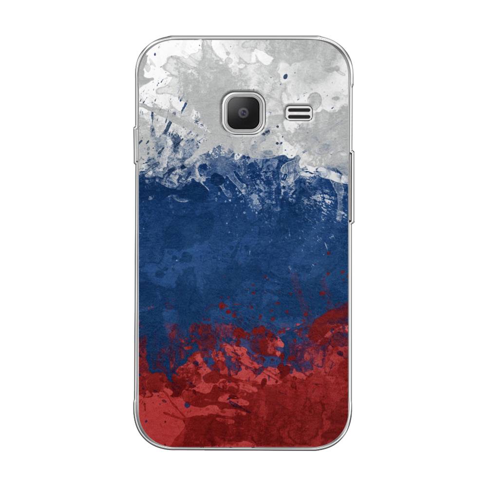 

Чехол Awog на Samsung Galaxy J1 mini 2016 / Самсунг J1 mini 2016 "Флаг России неровный", 22250-5