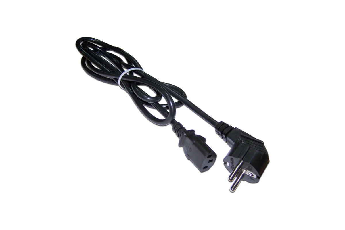 

Шнур питания LANMASTER C13-Schuko угловая, 10А, черный, 0.5 м LAN-PP13/SHA-0.5-BK
