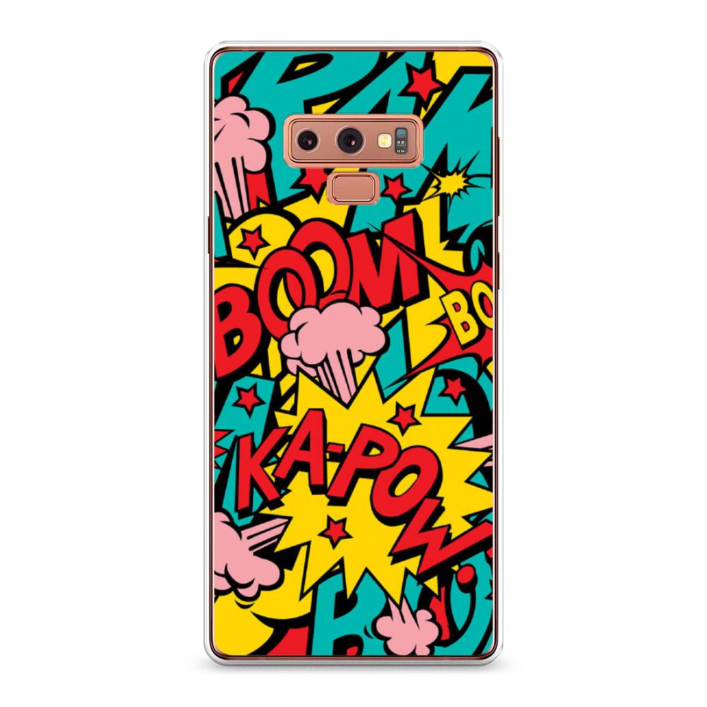 

Чехол Awog на Samsung Galaxy Note 9 "Постер pop art", Голубой;желтый;красный, 26350-9