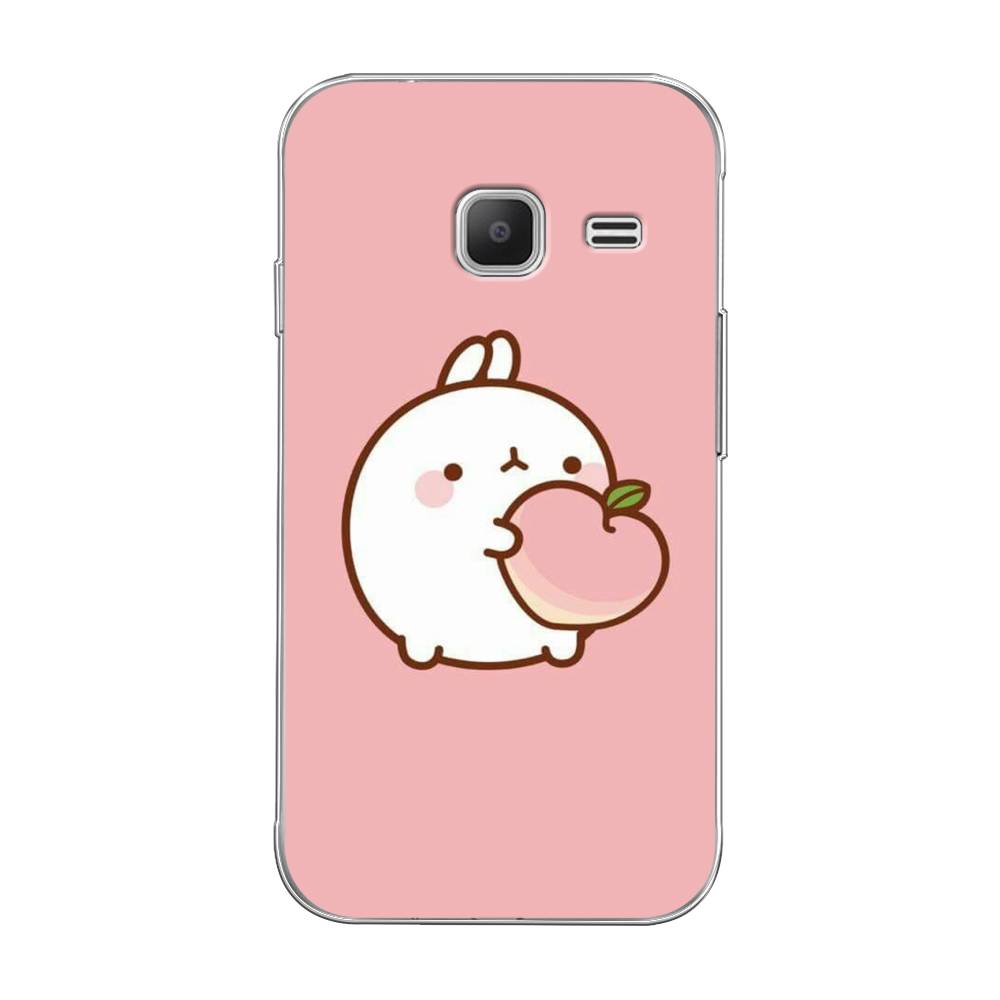 

Чехол Awog на Samsung Galaxy J1 mini 2016 / Самсунг J1 mini 2016 "Кролик с персиком", 22250-1