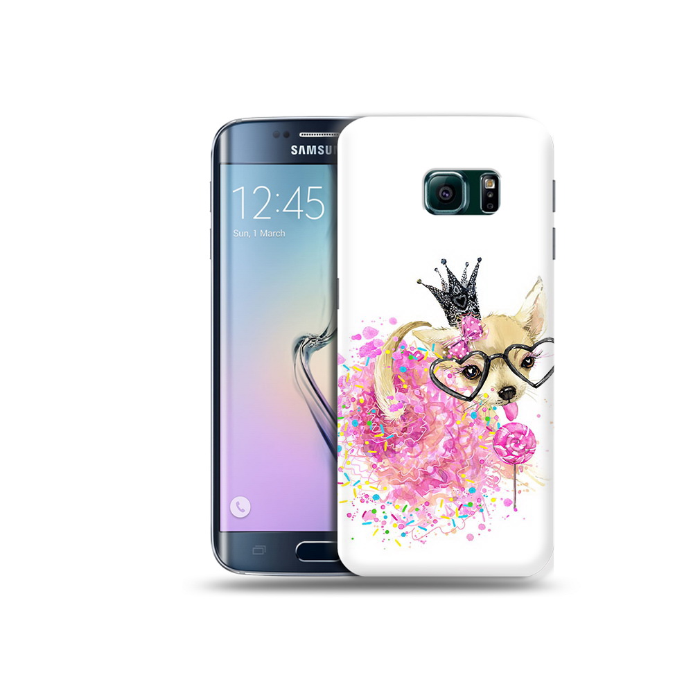

Чехол MyPads Tocco для Samsung Galaxy S6 Edge сладкая принцесса, Прозрачный, Tocco