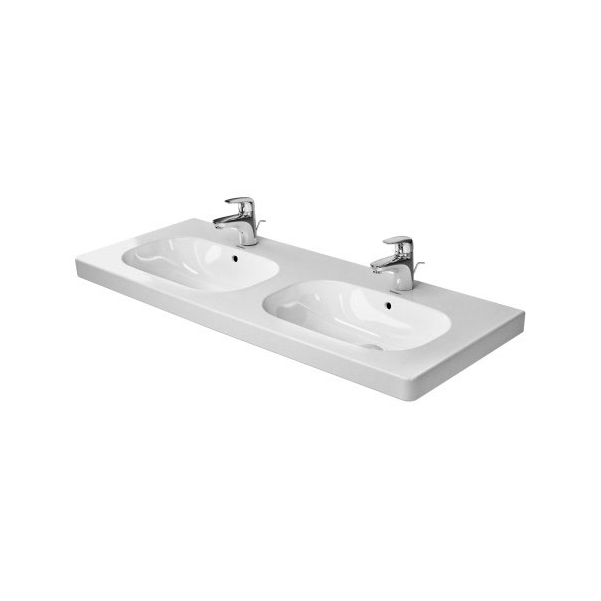 фото Подвесная раковина duravit d-code 120 см 03481200002