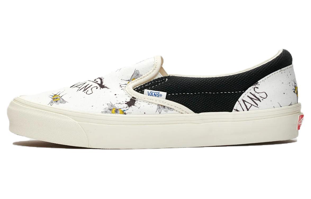 

Слипоны унисекс Vans slip-on OG Classic LX белые 43 EU, Белый, slip-on OG Classic LX