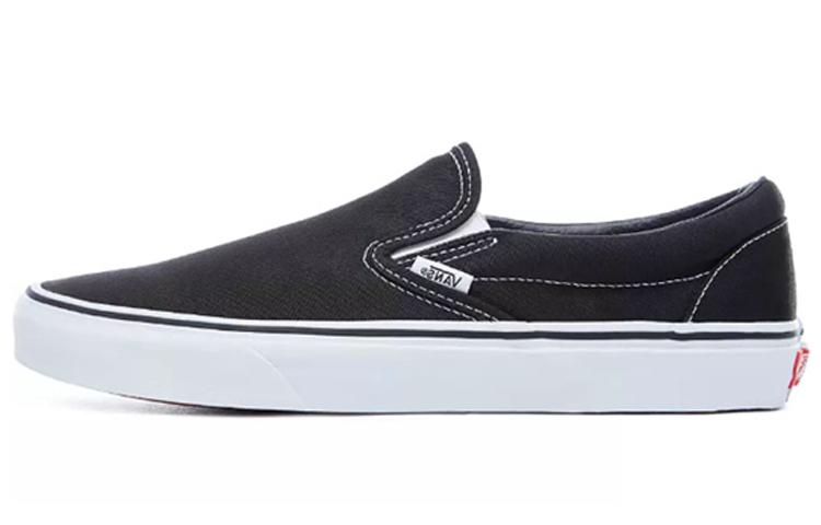 

Слипоны унисекс Vans slip-on Classics черные 40.5 EU, Черный, slip-on Classics
