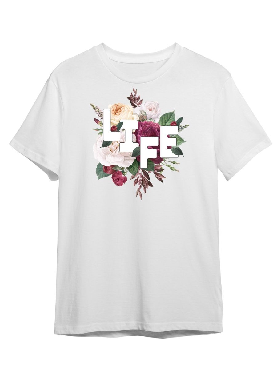 Футболка унисекс СувенирShop Цветы/Любовь/Love/Весна 7 белая S
