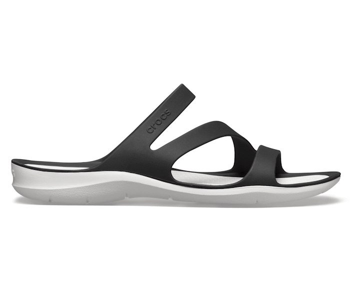 Сланцы женские Crocs CRW_203998 черные 39-40 EU (доставка из-за рубежа) черный