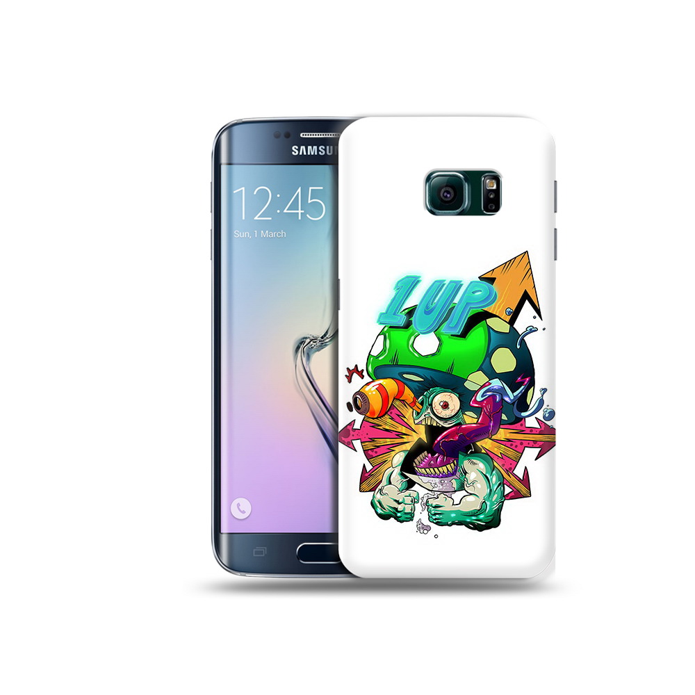 Чехол MyPads Tocco для Samsung Galaxy S6 Edge сильный гриб абстракция