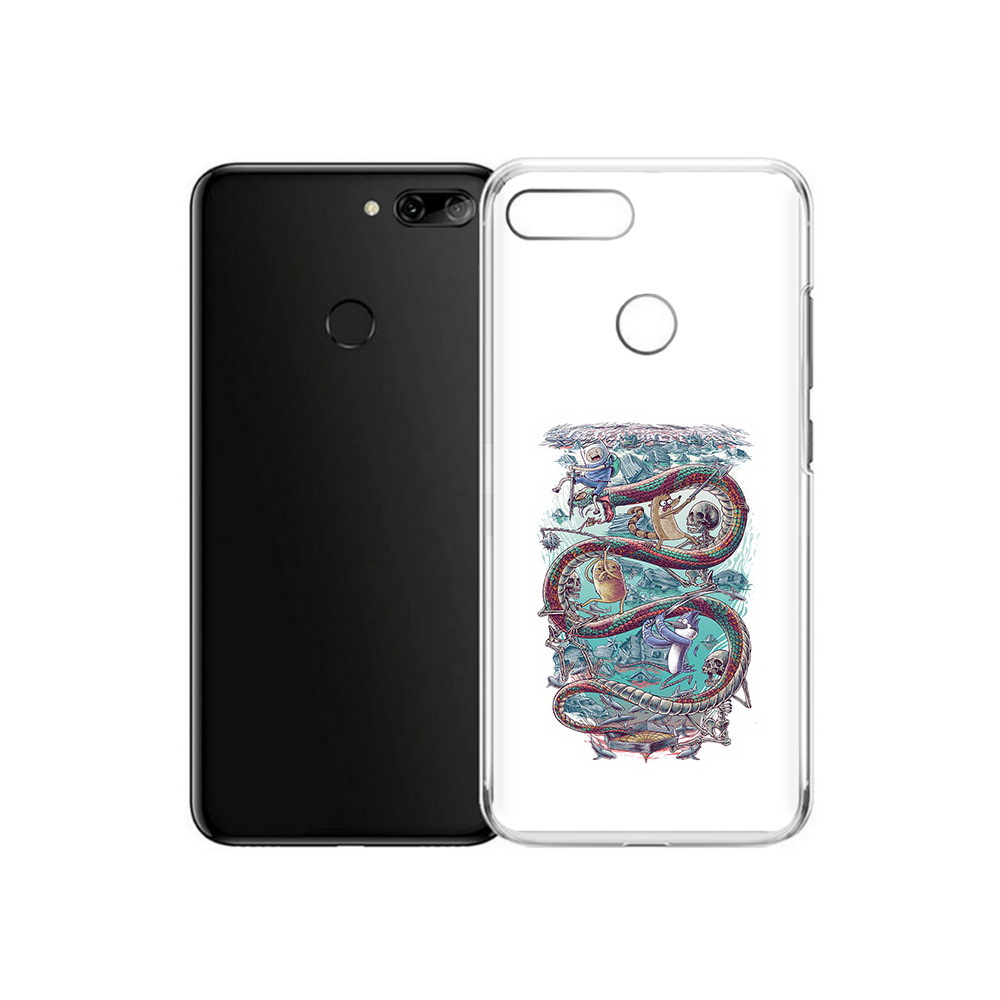 

Чехол MyPads Tocco для Alcatel 1S время приключений страшилка (PT227137.662.280), Прозрачный, Tocco