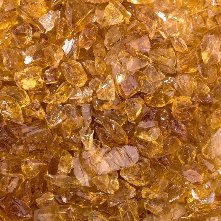 

Стеклянная крошка янтарная, 100г G96