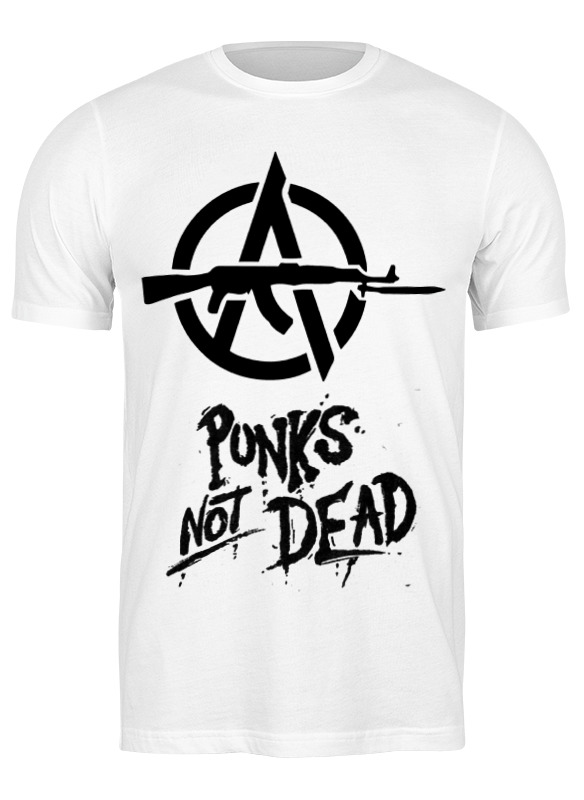 

Футболка женская Printio Punks not dead белая M, Белый, Punks not dead