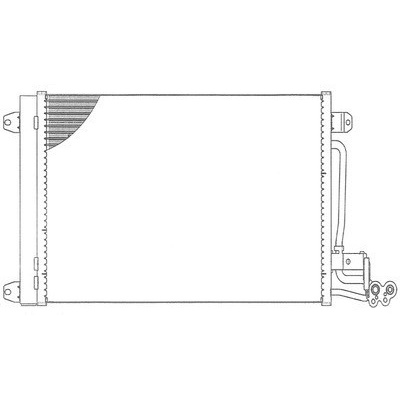 Конденсер vag a1 / fabia/rapid / polo 1.2t-1.4t/1.6td 09-