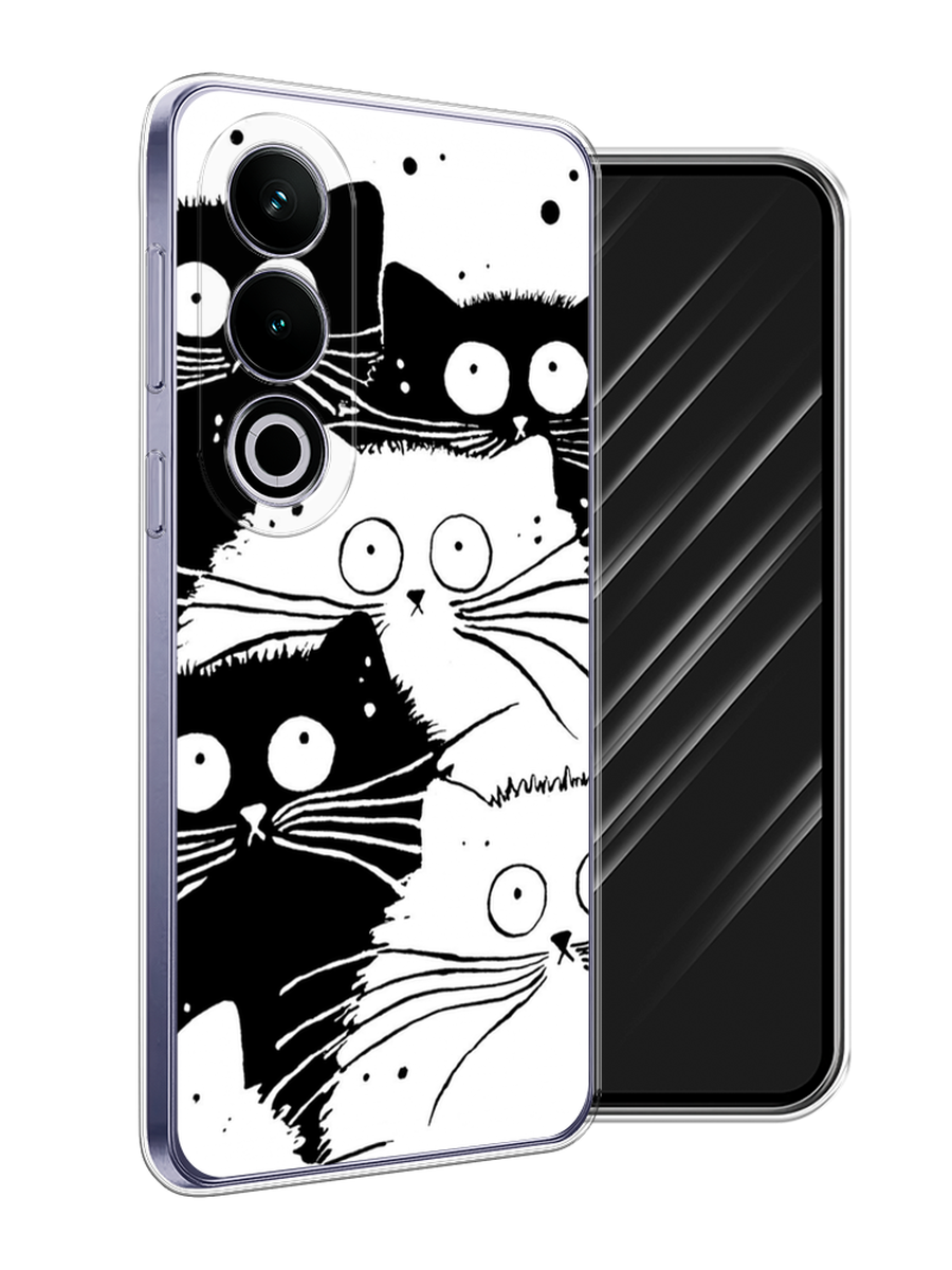 

Чехол Awog на OnePlus Ace 3V "Коты черно-белые", Черный;белый, 154850-1
