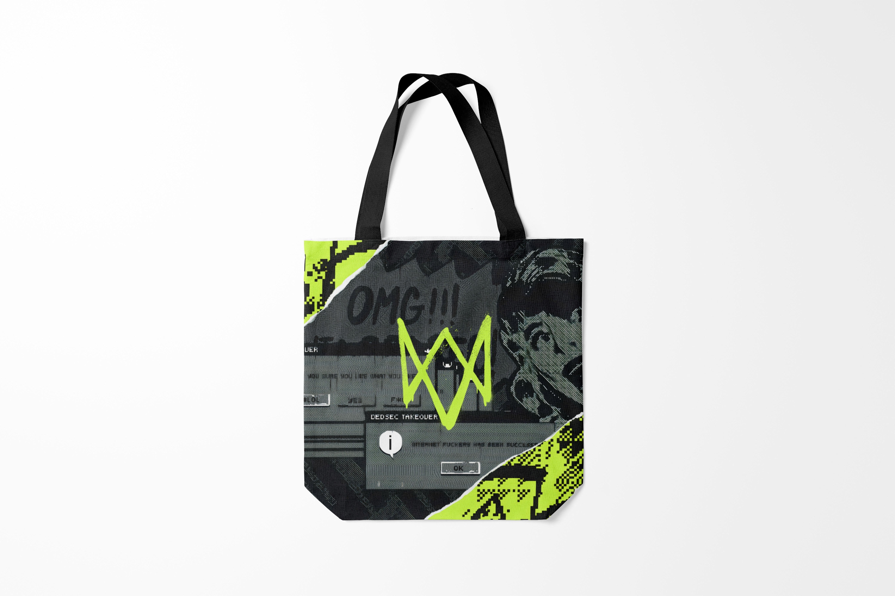 

Сумка шoппер унисекс Burnettie Watch Dogs 2 LEGION., серый, Watch Dogs 2 LEGION.