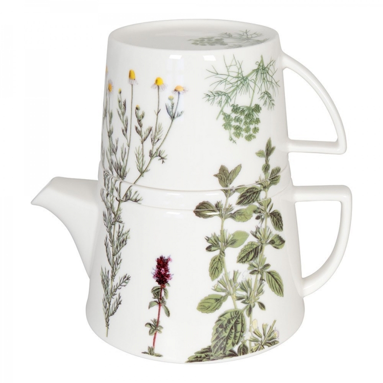 Набор чайник заварочный + кружка + подставка Koenitz, 650 мл.