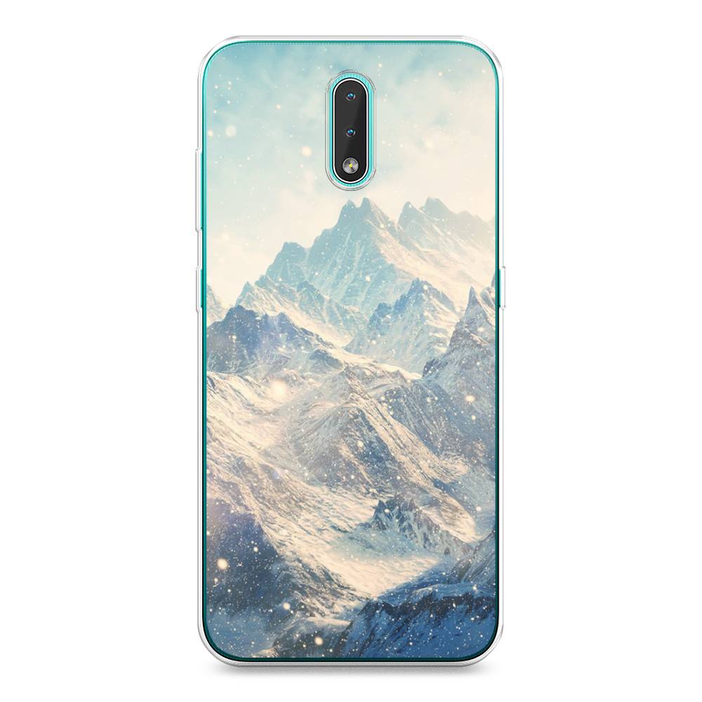 

Чехол Awog на Nokia 2.3 / Нокиа 2.3 "Горы 4", Голубой, 123250-4
